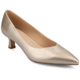 Journee Collection Women & apos;s Pammie Medium and Wide Width Pumps