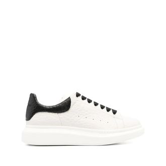Alexander McQueen Alexander McQueen, Sneakers, male, Beige, Size: 7 US Beige Lace-Up Sneaker with Branded Insole