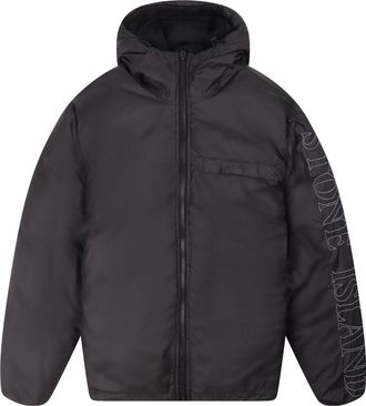 Stone Island Naslan Down TC Garment Dyed Jacket Black 791542719-V0029