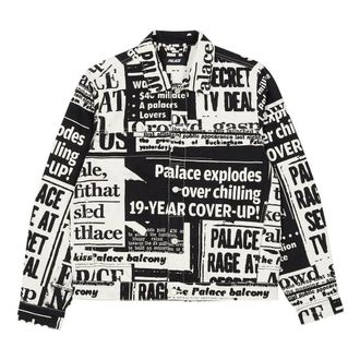Palace SS22 Tabloid Denim Jacket Black P23SHT002