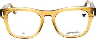 Calvin Klein CK24540 Rectangular Acetate Eyeglasses - Brown