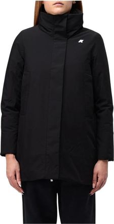 K-Way Dames, Jassen, Zwart, Maat: XS Nylon