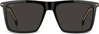 BOSS Occhiali da sole squadrati - Nero