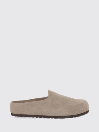 Birkenstock Mules Amsterdam in pelle scamosciata con punta tonda e suola in EVA