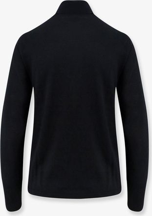 Aspesi Womens Turtleneck Sweater Virgin Wool Black
