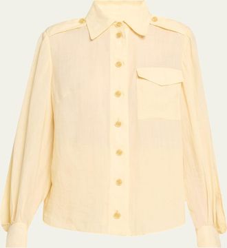 Zimmermann Ramie Utility Shirt