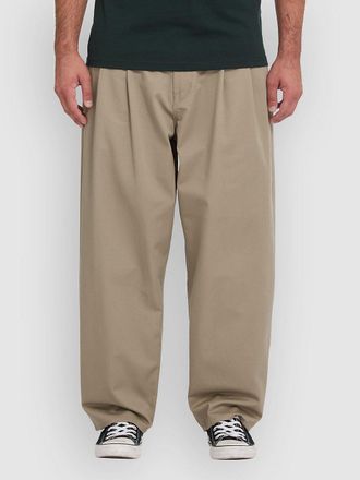 Volcom Holter Pleat Pantalones marr&oacute;n