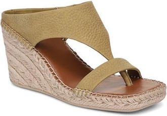 Franco Sarto Farren Espadrille Platform Wedge Sandal in Fern Green at Nordstrom, Size 9.5