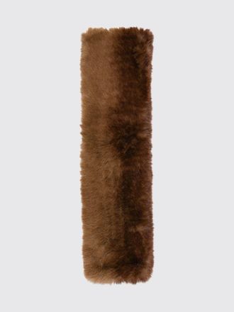 Apparis Long Scarf in Soft Faux Fur with a Straight Hem
