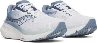 Saucony Guide 19 Running Shoe in White/Storm at Nordstrom, Size 10.5