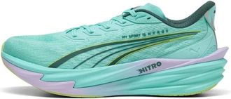 Puma Deviate Nitro 4 - Heren - Hardloopschoenen - Groen - 42 1/2 EU - Fitness