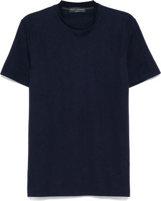 Brett Johnson double-collar T-shirt - Blue