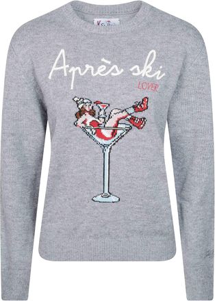 MC2 Saint Barth Maglia Manica Lunga New Queen C Cocktail Graphic Sweater