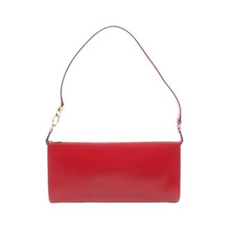 Ferragamo Pre-owned Shoulder Bags, female, Red, Size: ONE SIZE Pre-owned Shoulder bag