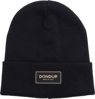 Dondup Beanies, unisex, Black, Size: ONE SIZE Cappello