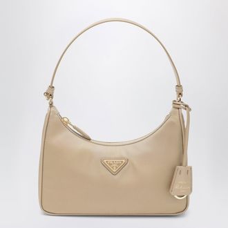 Prada Re-Edition 2005 bag in camel Re-Nylon and Saffiano