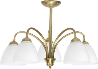 OEM L&aacute;mpara De Ara&ntilde;a Colgante, L&aacute;mpara De Techo, L&aacute;mpara De Ara&ntilde;a Con Pantalla Blanca, Marabel 13-380