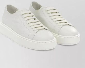 Santoni low top sneakers slip on rubber sole