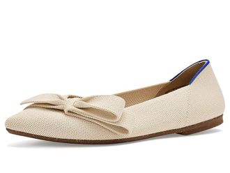 Rothy's The Bow Point II Womens Slip-on Dress Shoes Conch : 10.5 M, Synthetic