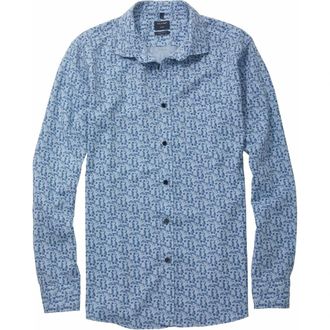Olymp Olymp - Casual Hemden - Heren - Overhemden - Blauw - Maat: L