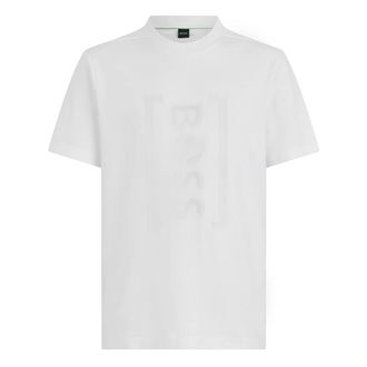 HUGO BOSS Cotton T-Shirt - male - Boss - T-Shirts - White - 2XL - Tops