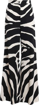 Dolce & Gabbana Zebra-striped palazzo trousers