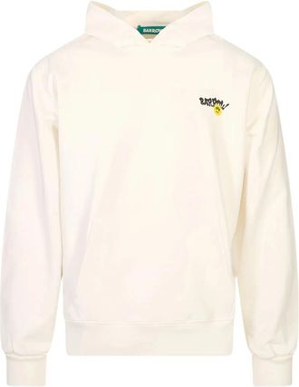 Barrow 412 Cocco Hoodie - Heren - Hoodies - Wit - M - Katoen - Hoodies & sweatvesten
