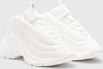 Diesel S-D-Runner X-Slip-on sneakers with matte Oval D instep - Sneakers - Unisex - White
