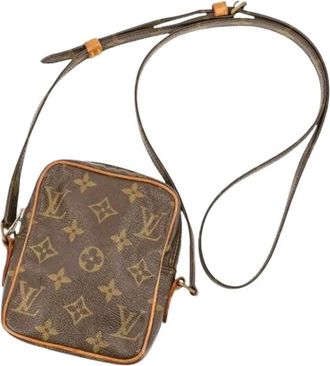 Louis Vuitton Pre-owned Cross Body Bags, female, Brown, Size: ONE SIZE Pre-owned Monogram Mini Danube Shoulder Bag