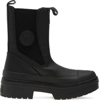 Converse Chuck Taylor All Star lugged-heel chelsea boot - women - Grained Calf Leather/Fabric/Rubber - 10.5 - Black