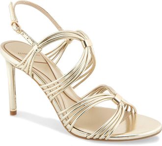 Kenneth Cole Leyla Slingback Sandal in Light Gold at Nordstrom, Size 9.5