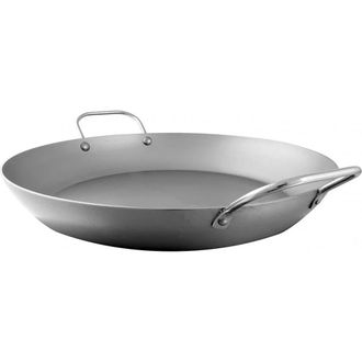 Bloomingdale's MSteel 15.7 Inch Paella Pan in Gray at Nordstrom