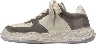 Miharayasuhiro WAYNE OG Sole Leather Low-top Sneaker Beige White A08FW706-BEIGE