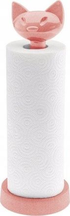 Koziol Portarrollos De Cocina Miaou Coral Dise&ntilde;o Gato