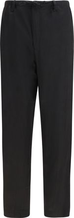 Dries Van Noten Mens Trousers Penny Pants Black Viscose