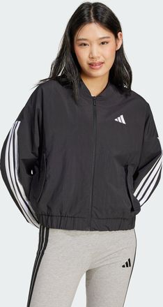 adidas Womens adidas Essentials 3-Stripes Lifestyle Woven Bomber Jacket