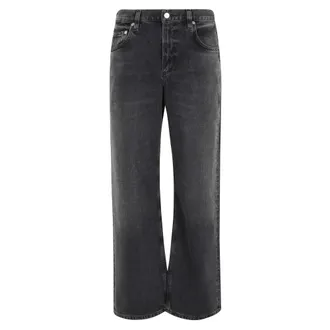 Citizens Of Humanity Jeans, Dames, Zwart, W28, Lindz Low Rise Straight