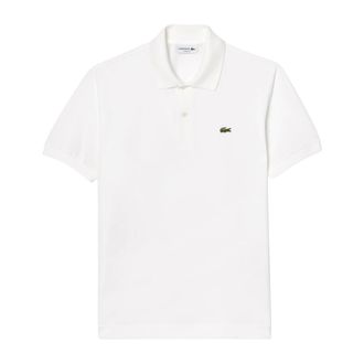 Lacoste Polo Shirts, male, White, Size: 2XL Light Classic Fit Polo Shirt