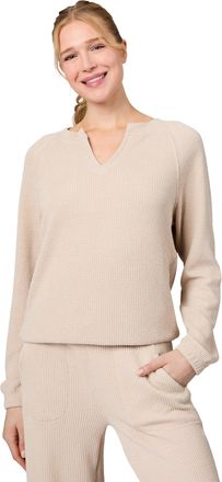 Free Country Womens Ripple Knit Long Sleeve Pullover Top
