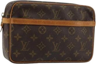 Louis Vuitton Pre-owned Clutches, female, Brown, Size: ONE SIZE Pre-owned Vintage Monogram Clutch