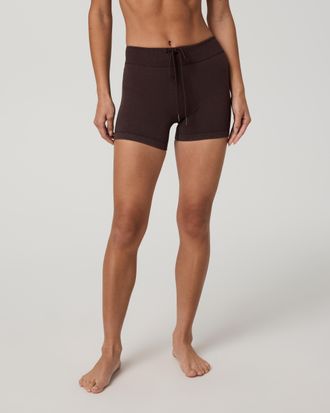 Vuori Clothing Pointelle Seamless Shorts 4 | French Roast | XS, Size Extra Small
