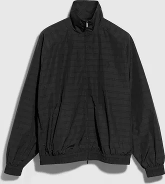 Gucci Prince Of Wales Nylon Zip Jacket, Black, Ready-to-wear