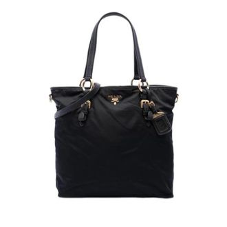 Prada Pre-owned Nylon Satchel - Dames - Vintage Shopper - Zwart - ONE Size - Nylon - Vintage