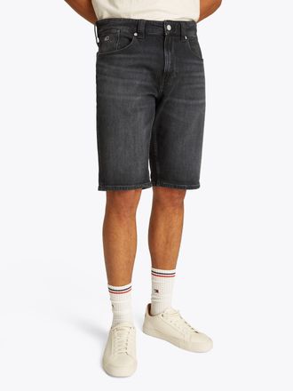 Tommy Jeans Jeansshorts TOMMY JEANS RONNIE SHORT, Herren, Gr. 30, N-Gr, schwarz (denim schwarz), Denim/Jeans, Obermaterial: 99% Baumwolle, 1% Elasthan, Jeans Jean
