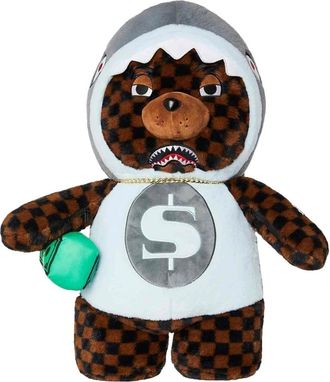 Sprayground Money Bear in Shark Costume Rugzak - unisex - Rugzakken - Bruin - ONE Size - Tassen