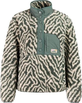 Protest PRTJosey 1/4 Button Top Fleecepullover f&uuml;r Damen | grau