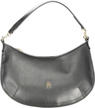 Tommy Hilfiger Chique Schoudertas - Dames - Schoudertassen - Zwart - ONE Size - Tassen