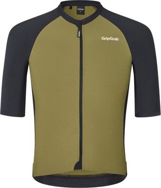 GripGrab Grinta Short Sleeve Jersey Velotrikot f&uuml;r Herren | oliv