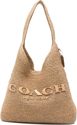 Coach Shoulder Bags, female, Beige, Size: ONE SIZE Brooklyn Shoulder Bag