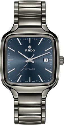 Rado True Square Automatic Watch - Dames - Horloges - Blauw - ONE Size - Accessoires